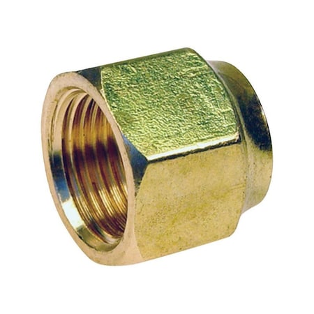 Jmf JMF Company 5/8 in. Flare X 3/8 in. D CTS Brass Forged Flare Nut 4174207